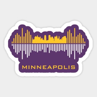 Minneapolis City Soundwave Sticker